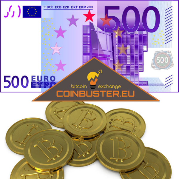 500€ in bitcoin